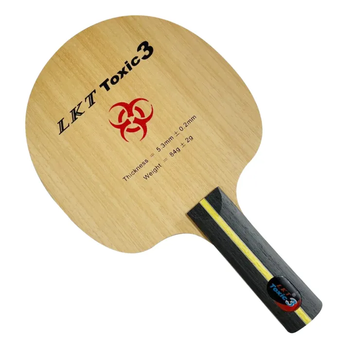 Original LKT Toxic3 Toxic 3 Chop Type Table Tennis Blade Straight ST