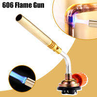 อุณหภูมิเปลวไฟไฟแช็กไฟฉายแก๊ส Carbutane Ignition Burner แบบพกพาแก๊สเชื่อม Flame Blow Torch Baking Kitchen High Tool