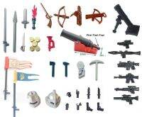 【CW】 New Weapon for Ninja Police Castle Knight Shield spear crossbow Building Block