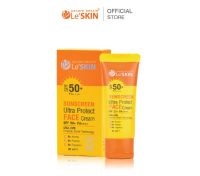 เลอสกิน ซันสกรีน อัลตร้า โพรเท็ค เอสพีเอฟ 50+ 30 มล. ครีมกันแดด ผิวหน้า - (LeSKIN SUNSCREEN ULTRA PROTECT FACE CREAM SPF 50+PA+++)