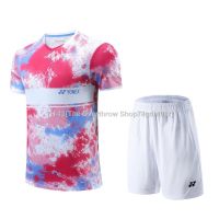 ✱ 2022 new Yonex badminton jacket fashion short-sleeved table tennis t-shirt YY short-sleeved Sports jacket competition uniforms