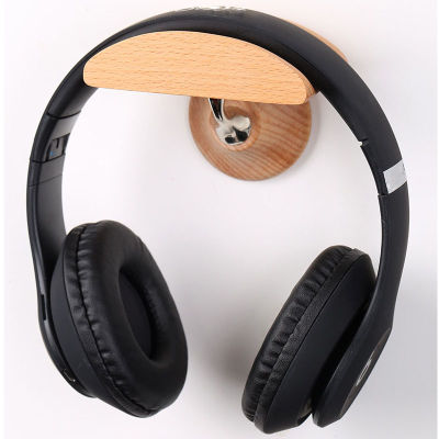2021 Universal Headphone Stand Headset Holder Hanger Wall-mounted Wood Headphone Hook Metal Display Rack Earphone Accessories
