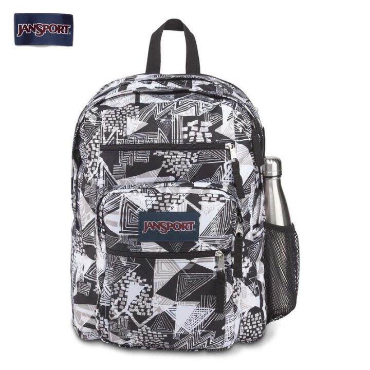JanSport Big Student Black Street Lines Backpack Lazada PH