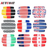 AUTCOAT 4Pcs/Set Car Door Edge Guards Flag Anti-Collision Sticker Edge Bar Crash-Proof Anti-Scratch Car Protector Car Door Protection