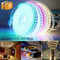 220v Colorful Light ไฟ Led 2835 High Brightness Soft Lamp กันน้ํามีความยืดหยุ่น 8 สีสําหรับตกแต่งกลางแจ้ง