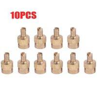 10pcs/Set Coppe Slotted Head Valve Stem Caps for Car Motorcycle Schrader Valve for Schrader valves 15 x 8 x 8mm