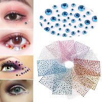 hot！【DT】♦✷卐  1Sheet Face Jewels Makeup Eyeliner Glitter Jewelry Sticker Temporary Bady Tools Rhinestones