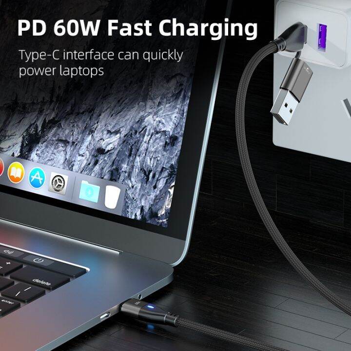 สายแม่เหล็ก-pd-100w-usb-typc-c-60w-สายชาร์จเร็วไมโครไลท์นิ่งสำหรับ-macbook-iphone-samsung-huawei-ipad