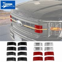 JIDIXIAN ABS รถด้านหน้าย่างใส่ตกแต่งสำหรับ Ford F150 2021 2022 2023ลูกกรงตกแต่ง Trim อุปกรณ์เสริมภายนอก