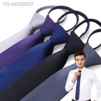 ☃ Mens Luxury Noble Necktie For Wedding Party Business Formal Suits Fashion Convenient Pre-tied Zipper Ties Narrow Necktie Gifts