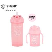 Twistshake เซ็ทสุดคุ้ม Drinks Duo | Straw Cup + Mini Cup แก้วน้ำสำหรับเด็ก มีหลอดดูด + แก้วหัดดื่มสำหรับเด็ก