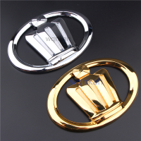 Car decorative sticker Special for Toyota Crown gold rear logo general tail logo trunk logo car modeling 110*75mm