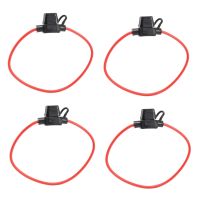 【YF】 4X 14AWG Wire In-Line Car Automotive Mini Blade Fuse Holder Fuseholder 20A