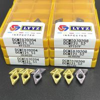 DCMT070204 DCMT070208 DCMT11T304 DCMT11T308 VP15TF US735 UE6020 คาร์ไบด์แทรกเครื่องตัดกลึง เครื่องมือ การกลึง