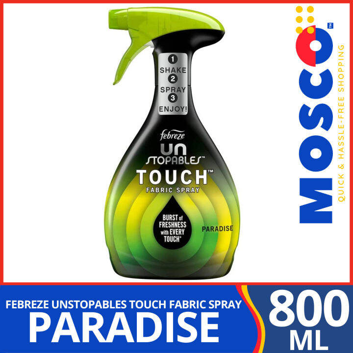 FEBREZE Unstoppables Touch Paradise Fresh Fabric Spray 800mL Lazada PH