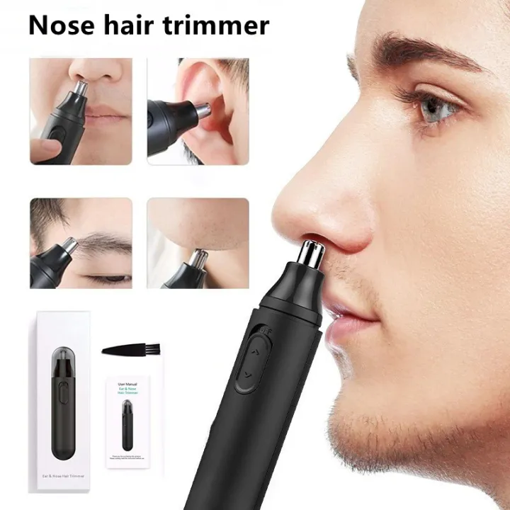 Personal Care Nose Hair Trimmer For Man/Women Washable Hair Clipper Low Noise Nose Ear Fast Shaving Nose Hair Remover Tool with Cleaning Brush | Lazada PH Personal Care Nose Hair Trimmer For Man/Women Washable Hair Clipper Low Noise Nose Ear Fast Shaving Nose Hair Remover Tool with Cleaning Brush | Lazada PH