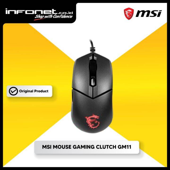 MSI MOUSE GAMING CLUTCH GM11 Lazada Indonesia