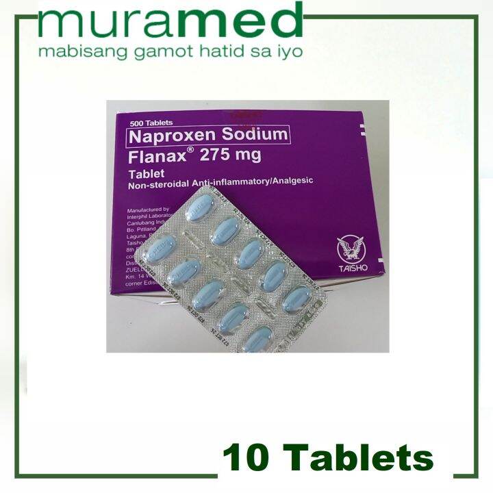 Flanax Naproxen 275 Mg Tablet 10's | Lazada PH