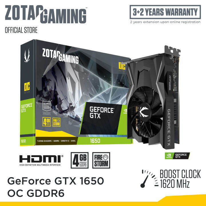 ZOTAC GAMING GeForce GTX1650 OC GDDR6 …-