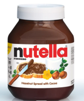 นูเทลล่า 350g Nutella เฮเซลนัทบดผสมโกโก้ เหมาะสำหรับทาขนมปัง แครกเกอร์ บิสกิต