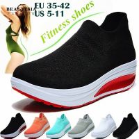 CODhan14416 【READY STOCK】Women Casual Sneakers Air Cushion Running Shoes Breathable Mesh Sports Shoes Size35-42