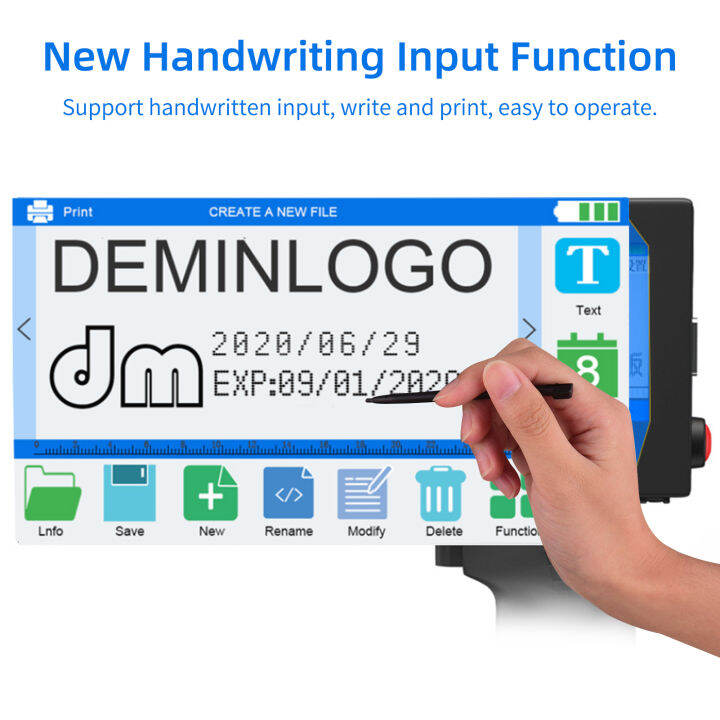 kkmoon-เครื่องพิมพ์พกพาเครื่องพิมพ์อิงค์เจ็ทแบบพกพาเครื่องพิมพ์รหัสอิงค์เจ็ทความละเอียดสูงพร้อมหน้าจอสัมผัส-led-ขนาด4-3นิ้วตลับหมึกแห้งเร็วสำหรับฉลาก-วันที่ผลิต-บาร์โค้ด-เครื่องหมายการค้า-โลโก้-กราฟิก