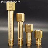 1/8 quot; 1/4 quot; 3/8 quot; BSP Female To Male Thread Brass Pipe Fitting Connector Adapter Length 35/50/60/75/100/125/150/175/200/250mm