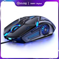 ZZOOI RYRA Wired Gaming Mouse Mute Mouse Gamer Mice 6 Buttons USB Computer Mechanical E-Sports Backlight Mouse For Computer PC Laptops