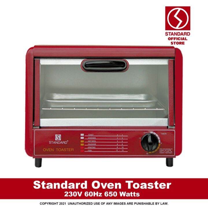 Standard Oven Toaster SOT602 Red 600 watts Lazada PH