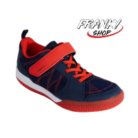 รองเท้าแบดมินตันสำหรับเด็กผู้ชาย รองเท้าแบดมินตัน รองเท้าเด็ก JUNIOR BADMINTON SHOES BS 160 NAVY RED