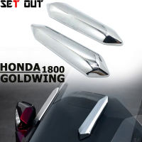 สำหรับฮอนด้า Goldwing GL 1800 F6B 2018 2019 2020 GL1800 F6B 18-20อุปกรณ์มอเตอร์ไซค์ชุบโครเมี่ยมกระจกเสาปก