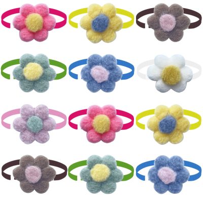 50/100PCS Dog Accessories Pet Dog Bow Tie Collar New Year Dog Bowties Collar Pet Grooming Products Dog Items