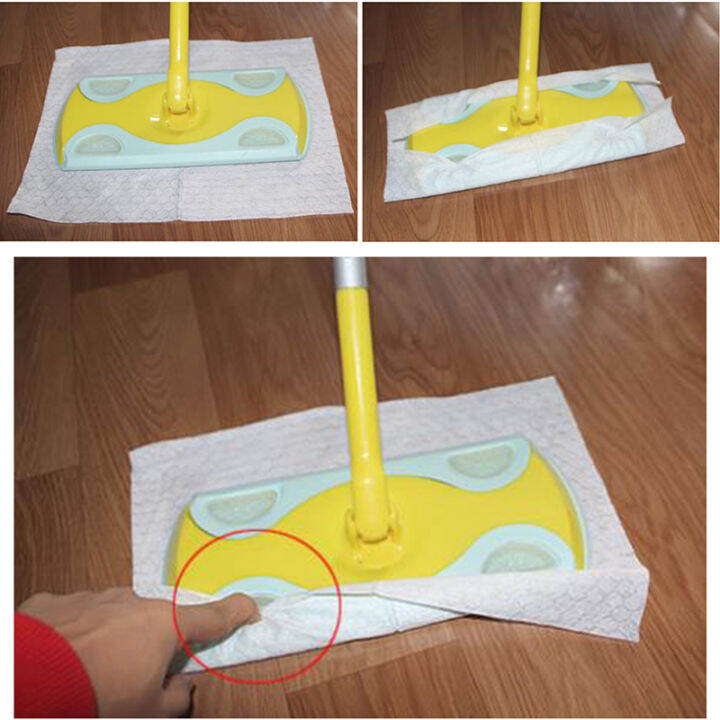 [Creative] 100pcs Disposable Electrostatic Dust Removal Mop Paper Home