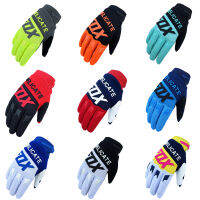 Hot Enduro ถุงมือ Guantes Motocross Luvas MX BMX DH Dirt Bike Mountain จักรยาน Offroad ขี่จักรยานขี่ A สีฟ้า Guants