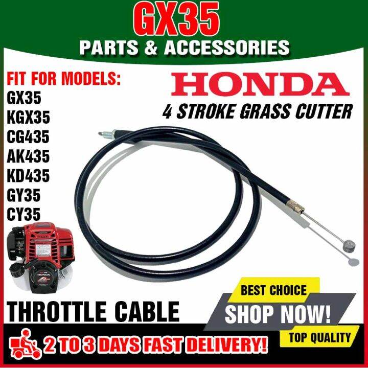 GX35 Throttle Cable for GX35 KGX35 Honda 4 stroke Grass Cutter Brush