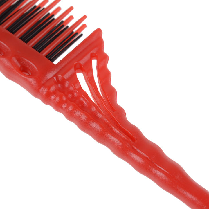 1-pc-long-handle-drop-shipping-brush-three-row-plastic-comb-portable