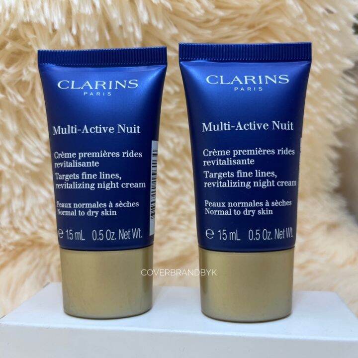 Clarins Multi Active Night Cream Normal To Dry Skin ขนาด 15มล. | Lazada ...