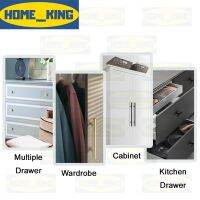 Home King Aluminium Alloy Furniture Drawer Cabinet Handle Pull Handle Wardrobe Cupboard [Pemegang Pintu Perabot]