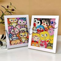 【hot sale】 ▤卐 B02 Children Diamond Painting kit Sanrio Crayon diamond Stickers Children diy Handmade Diamond painting childrens gift 钻石画