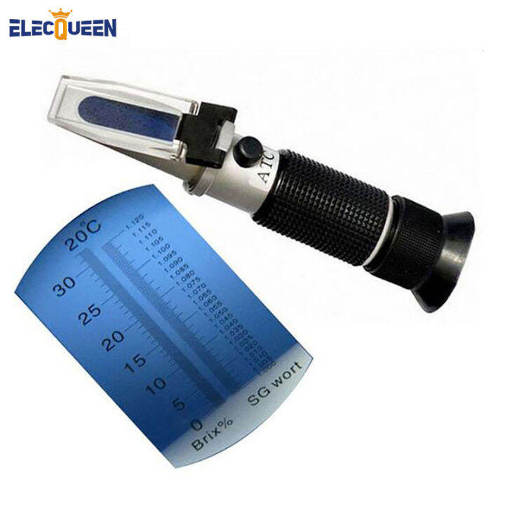 Handheld Refractometer SingleDual Scale concentration meter,sugar