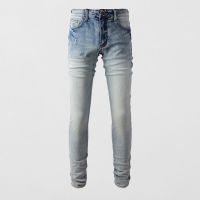 ❏✗ AMIRI New Men Jeans Color Street Fashion Style High Denim