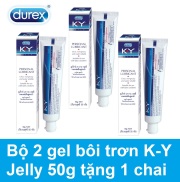 HCMBộ 2 chai Gel bôi trơn K-Y 50g thái lan tặng 1 chai cùng loại