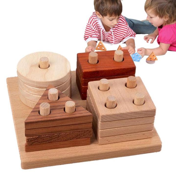 shape-matching-puzzle-kids-educational-toy-puzzles-natural-texture-learning-toy-gifts-for-childrens-day-christmas-and-birthday-high-grade