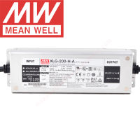 Mean Well XLG-200-H-A IP67โลหะ Street ตึกระฟ้าแสง Meanwell 27-56V 3500-5550mA 200W คงที่ LED Driver