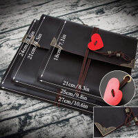 Vintage Love Photo Album 30Pages Wedding Travel DIY Scrapbook Photo Album PU Leather Valentine Birthday Christma Gifts Black