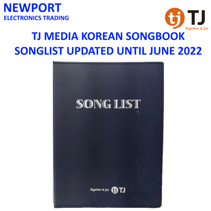 TJ MEDIA KOREAN SONGBOOK, SONGLIST UPDATED UNTIL DEC 2022 Lazada PH
