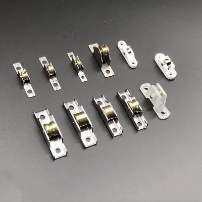 ♀ 10 Pcs/lot Stainless Steel Window Pulley Glass Sliding Door Roller Runner Display Cabinet Mute Wheel Track Pulley Furniture