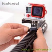 Fantaseal อะแดปเตอร์สำหรับโกโปรรางปืนพิกกาทินนีชิ้น8 7 6 5 SJCAM เหมาะสำหรับ Xiaomi Yi Sony อะแดปเตอร์กล้องแอคชั่นแคมเมรา