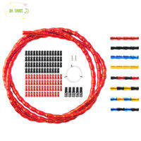 ชุดสายเบรคจักรยานยาว1.1เมตร,ชุดปลอกหุ้มอะลูมินัมอัลลอยชุดยกแรงสำหรับจักรยานถนนพับเสือภูเขา