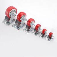 4 PCS Furniture Casters Wheels Soft Rubber Silver Roller  For Platform Trolley Chair Household Accessori E11971 Furniture Protectors  Replacement Part